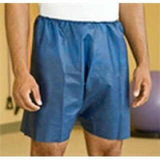 Medishort Exam Shorts, Nonwoven, 2XL/3XL, Navy, 50/cs