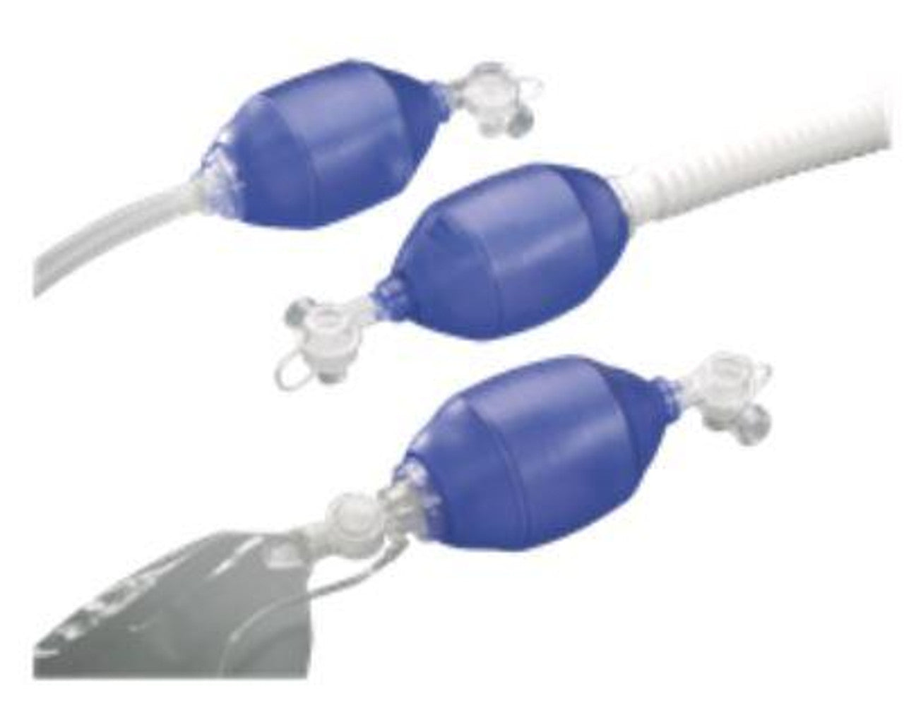 Resuscitator, Adult Nasal/ Oral Mask, Reservoir Bag, CO2 Clip, Non-Sterile, 12/cs (US Only)