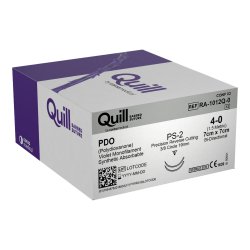PDO Suture, Diamond Point, Size 4-0, 7cm x 7cm, 18mm, 3/8 Circle, 12/bx
