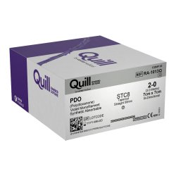 PDO Suture, Straight Taper Cutting, Size 2-0, 7cm x 7cm, 50mm, 12/bx