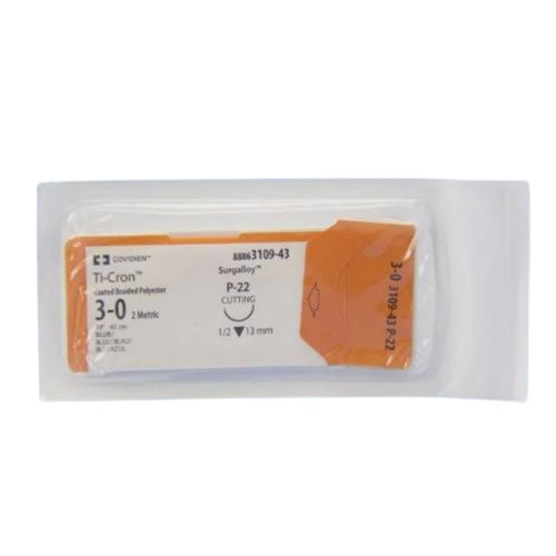 Suture, Taper Point, Size 3-0, Blue, 30", Needle CV-327, 3/8 Circle, 3 dz/bx (Continental US Only)