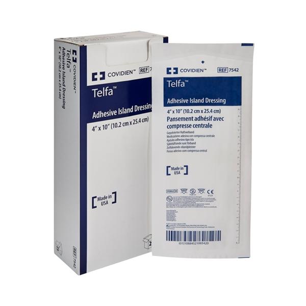 Adhesive Island Dressing, 4" x 10", 100/cs (Continental US Only) (Item on Manufacturer Backorder Inventory Limited when Available)