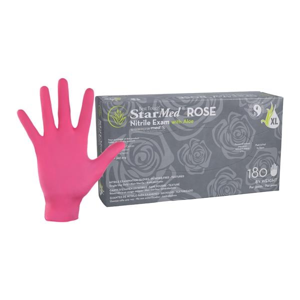 Exam Glove, Nitrile, PF, Fingertip Textured, X-Large, 180/bx, 10 bx/cs