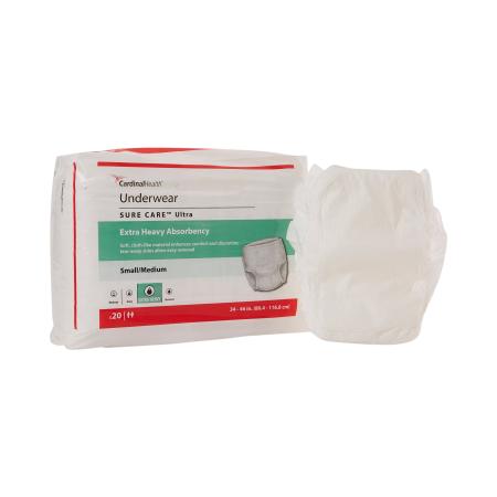 Protective Underwear, Extra Heavy Absorbency, Small/Medium, 20/bg, 4 bg/cs (Continental US Only)