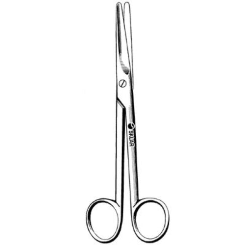 Dissecting Scissors, Mayo, 9in, Stainless Steel, Non-Sterile, Finger Ring Handle, Straight Blunt Tip