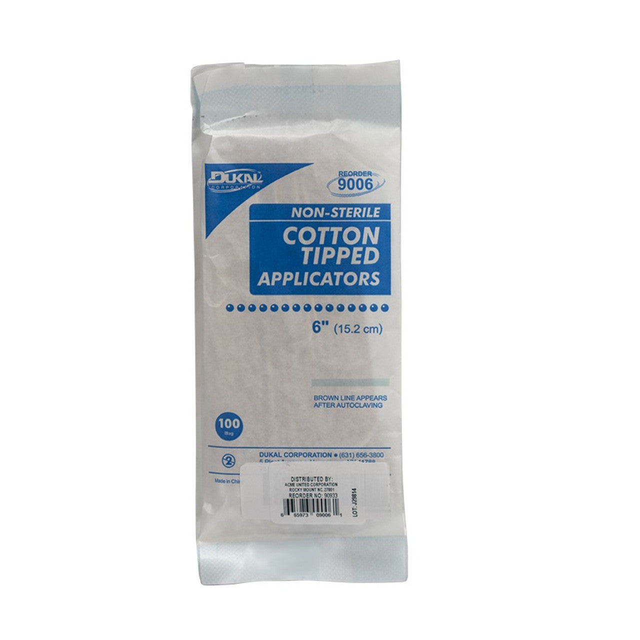 Cotton Tipped Applicators, Non-Sterile, 3", Wood Shaft, 10/bg (DROP SHIP ONLY - $150 Minimum Order)