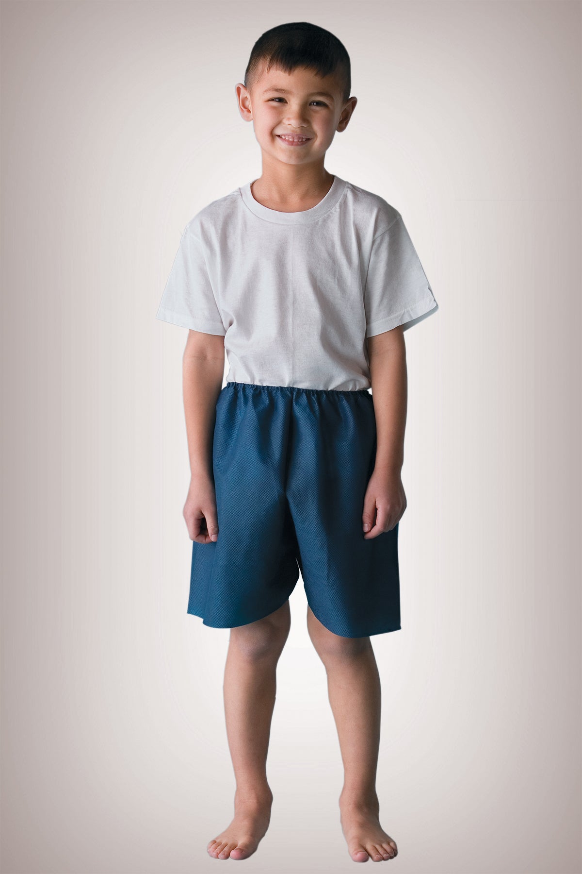 Graham Medical US Assembled MediShorts Exam Shorts, Nonwoven, Navy, Pediatric, 50/cs