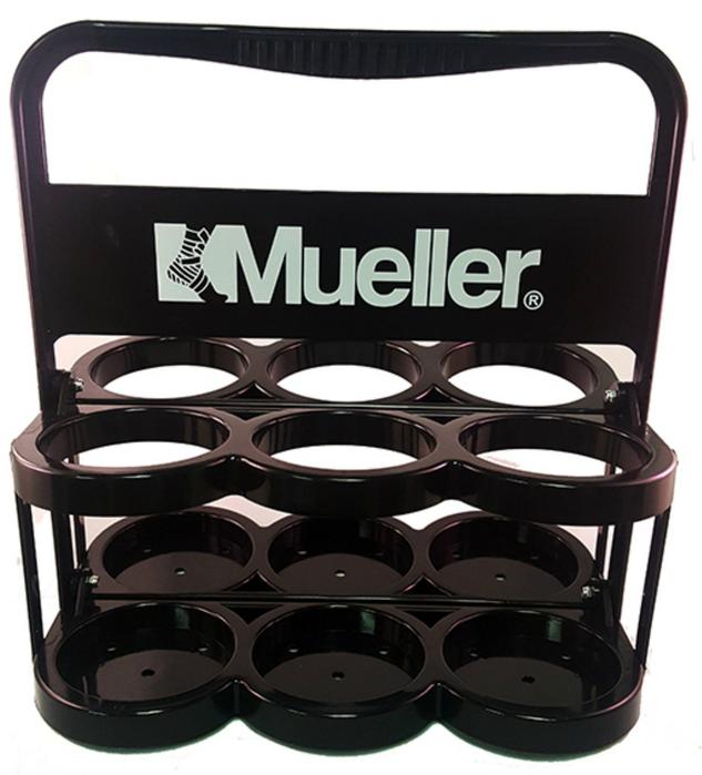 Bottle Carrier, Black, Plastic, Collapsible (Hold 6 Quart Bottles) (Products are only available for sale in the U.S. Products cannot be sold on Amazon.com or any other 3rd party platform without prior approval by Mueller.)
