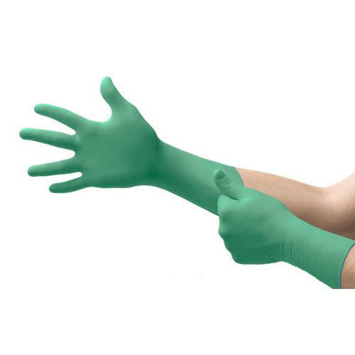 Laboratory Glove, Nitrile, Powder-Free, Medium (7.5-8.0), Green, Non-Sterile, 50/bx, 10 bx/cs (US Only)