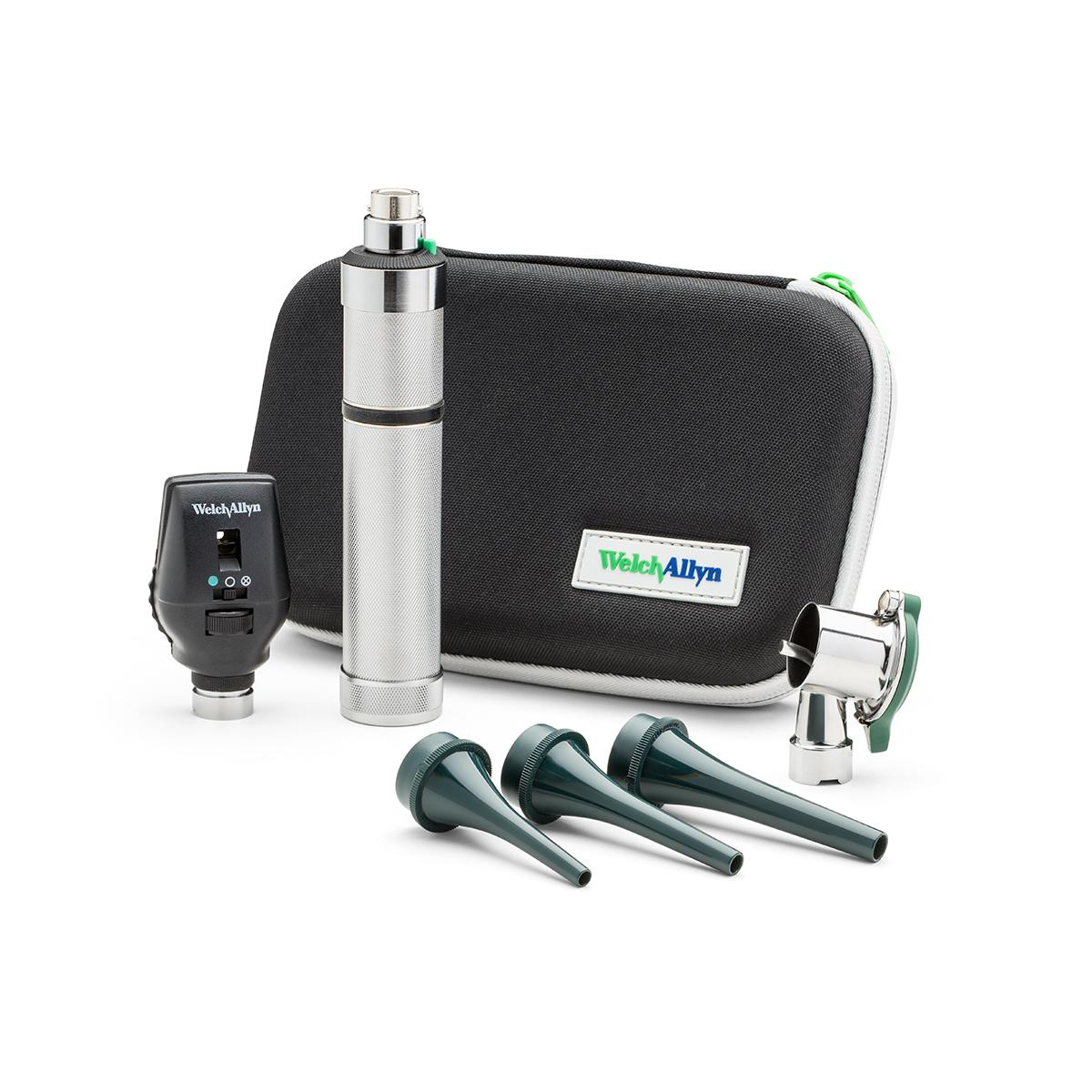 3.5V Veterinary Diagnostic Set, Includes: Standard Ophthalmoscope (#11710), VETERINARY Pneumatic Otoscope (#20260), Rechargeable 60-Minute Power Handle (#71000-A) and Hard Storage Case (#05968-M) (US Only)