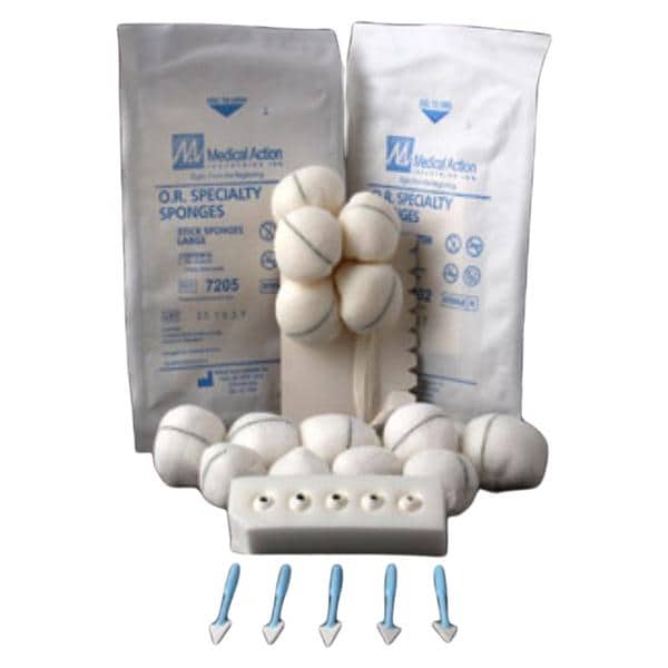 Laparotomy Sponge, 18" x 18", Pre-Wash, 200/cs