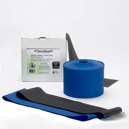 Resistance Band, Active Recovery Kit: Advanced (Blue & Black) 5 ft Cut Lengths in Retail Packaging, Latex Free (LF), 12 ea/cs (Legacy# 20381) (US Only)