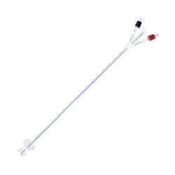 Catheter, TruCath, Duo 100% Silicone Dual-Balloon, 18fr, 10ea/bx