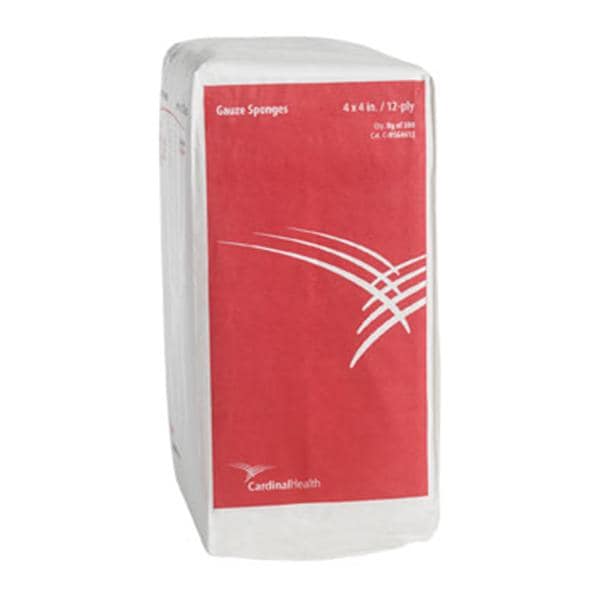 Premium Woven Gauze Sponge, 4" x 4", 12-Ply, Non-Sterile, 200/bg, 10 bg/cs