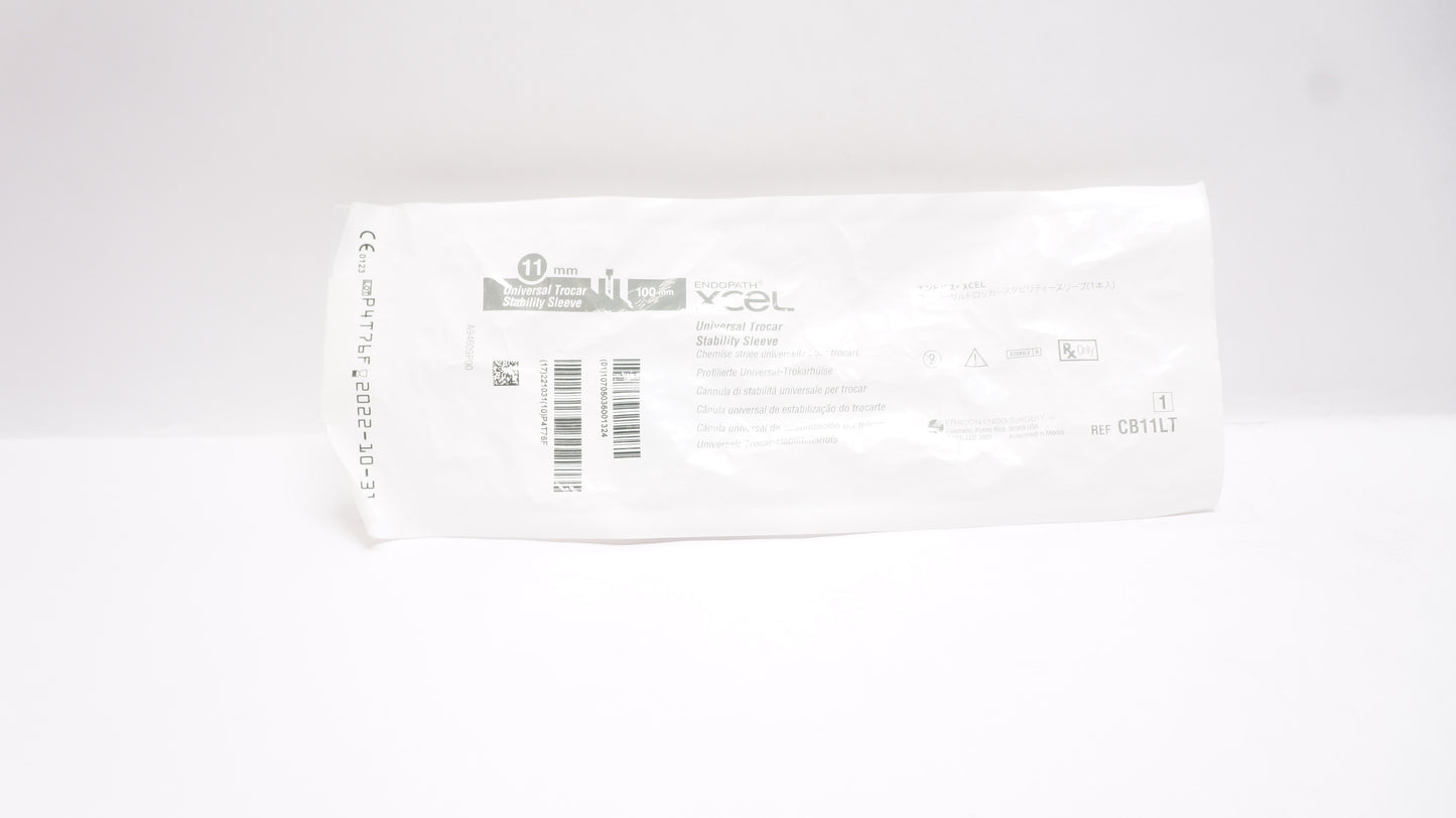 ENDOPATH XCEL Universal Sleeve, Stability Sleeve, 11mm, 100mm Length, 6/bx (Continental US Only)
