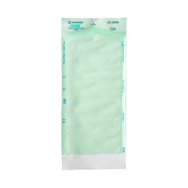 Sterilization Pouch, Heat Seal Paper, 3_ " x 14_ ", 100mm x 380mm, Flat Pack, STEAM/EO, 250/bx, 8 bx/cs (US Only)