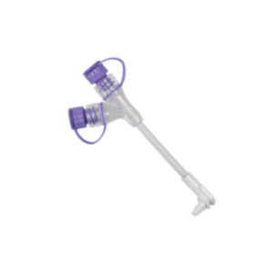 MIC-KEY Single Port, Feed Extension Set with Enfit Connector, Secur-Lok, Right Angle Connector, Bolus EnFit Connector, Clamp, 24" Tubing, 200/cs (US Only) (Authorized Distributor Sub-Agreement Required - See Manufacturer Details Page)