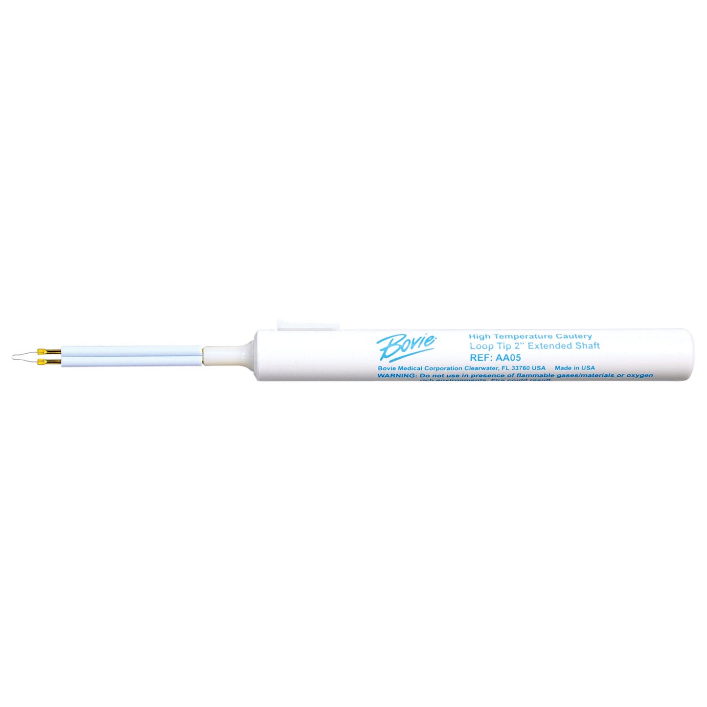 High-Temp 2" Loop Tip Cautery, Flexible Extended Shaft, 10/bx