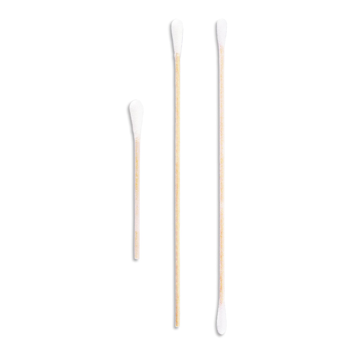 Cotton-Tipped Applicator, 6" x 1/12", Wood Stick, Tapered Tip, 100/bg, 10 bg/bx, 10 bx/cs