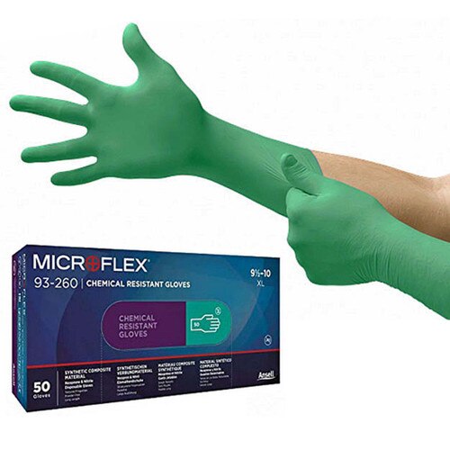 Laboratory Glove, Nitrile, Powder-Free, X-Small (5.5-6.0), Green, Non-Sterile, 50/bx, 10 bx/cs (US Only)