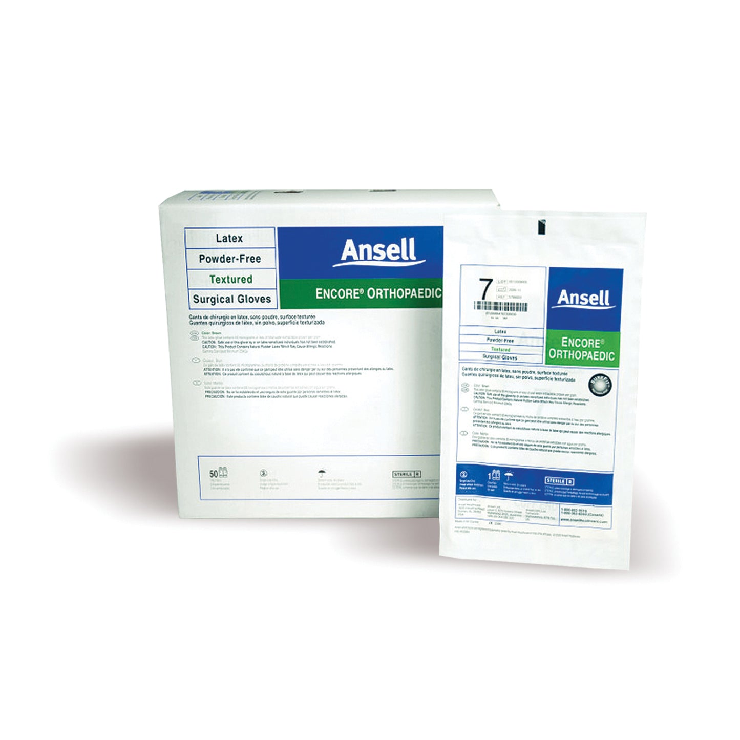 Surgical Gloves, Size 8_, 50 pr/bx, 4 bx/cs (US Only)