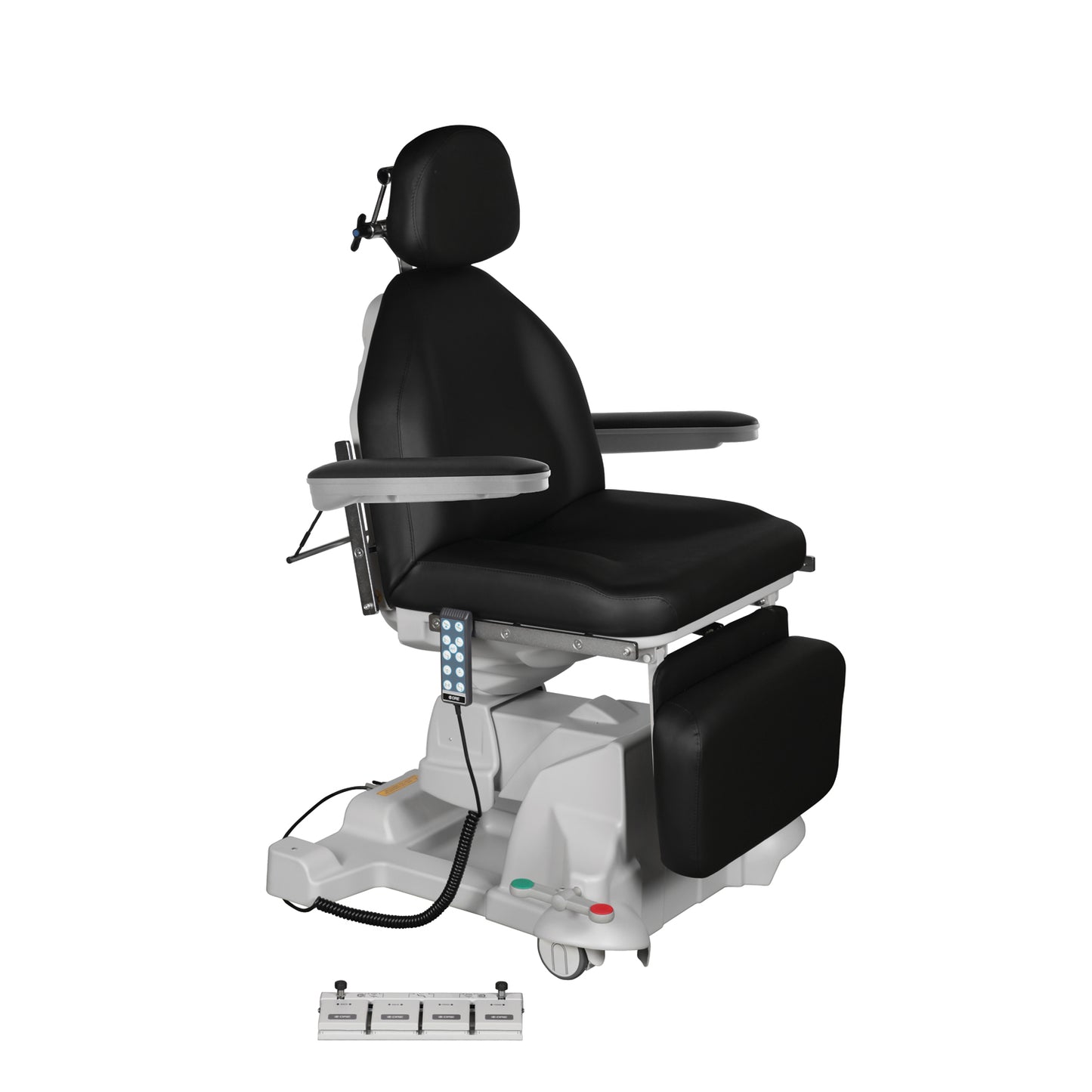 Milano D20 Power procedure chair, NEW with 2 year warranty, includes hand and foot control. Articulating headrest, mobile base, removeable armrests. Available in several upholstery colors.