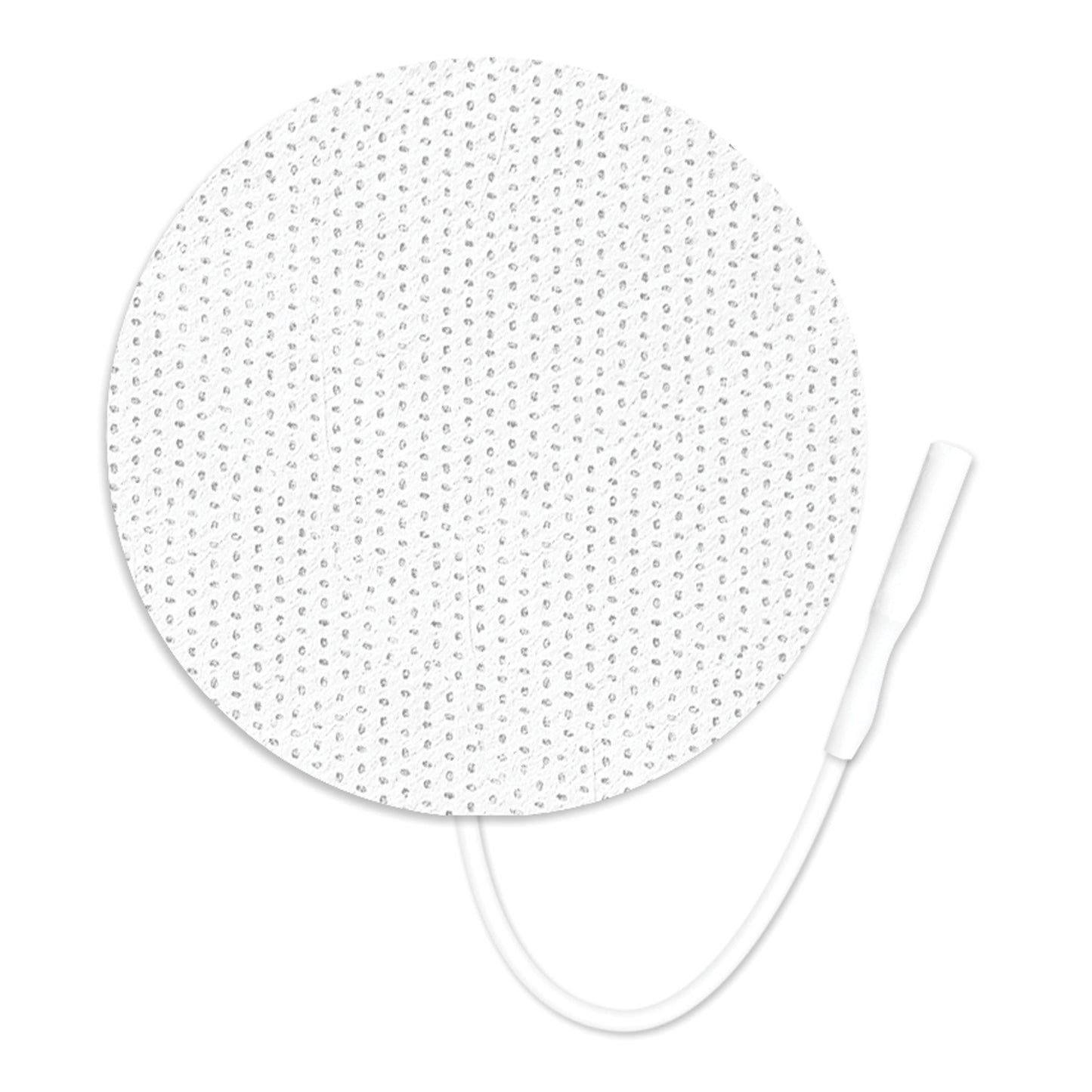 ValuTrode X Electrode, White Fabric Top, 2" Round, 4/pk, 10 pk/bg, 1 bg/cs (090173)
