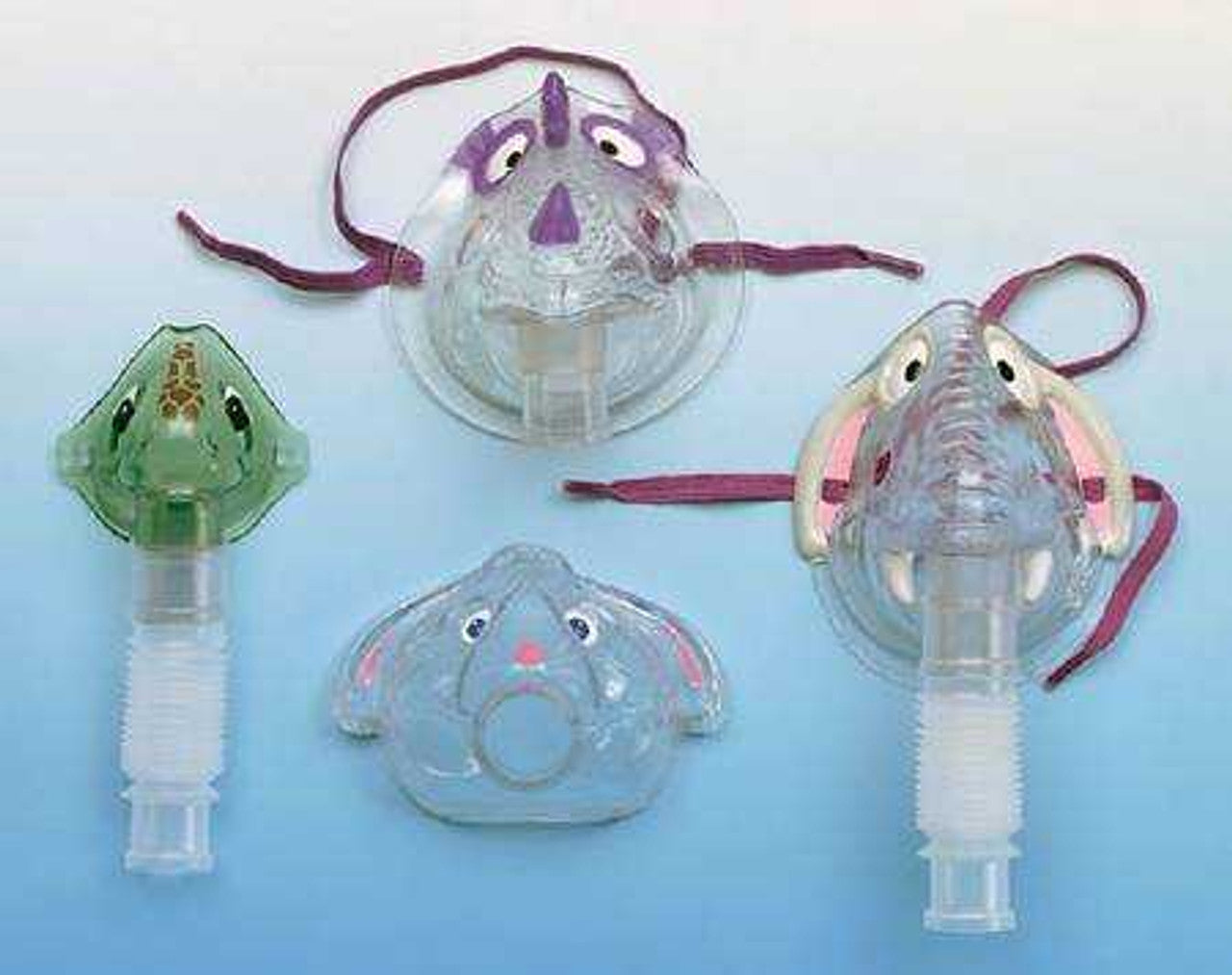 Face Mask, Short, Pediatric, One Size, Adjustable Elastic Head Strap, 50/cs