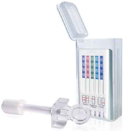 Tcube Saliva Oral Drug Screen Test, for AMP50, BAR20, COC20, MDMA50, MET50, MTD30, OPI40, OXY20, PCP10, THC40, 25/bx (Intended for Employment and Insurance Testing ONLY - NOT FOR CLINICAL USE) (US Only)