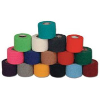 Self-Adherent Wrap, 3" x 6 yds, Black, Latex, 48 rl/cs
