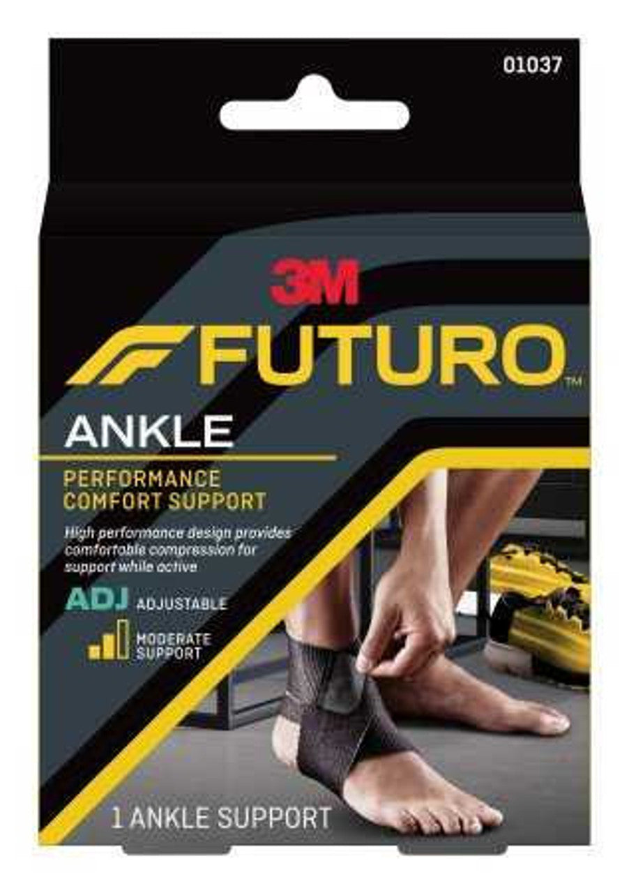 FUTURO Performance Comfort Ankle Support, Adjustable, 2/pk, 6 pk/cs(Continental US+HI Only)