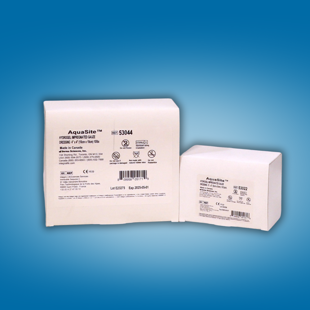 Hydrogel Gauze Dressing, 2" x 2", Sterile, 10/bx, 4 bx/cs