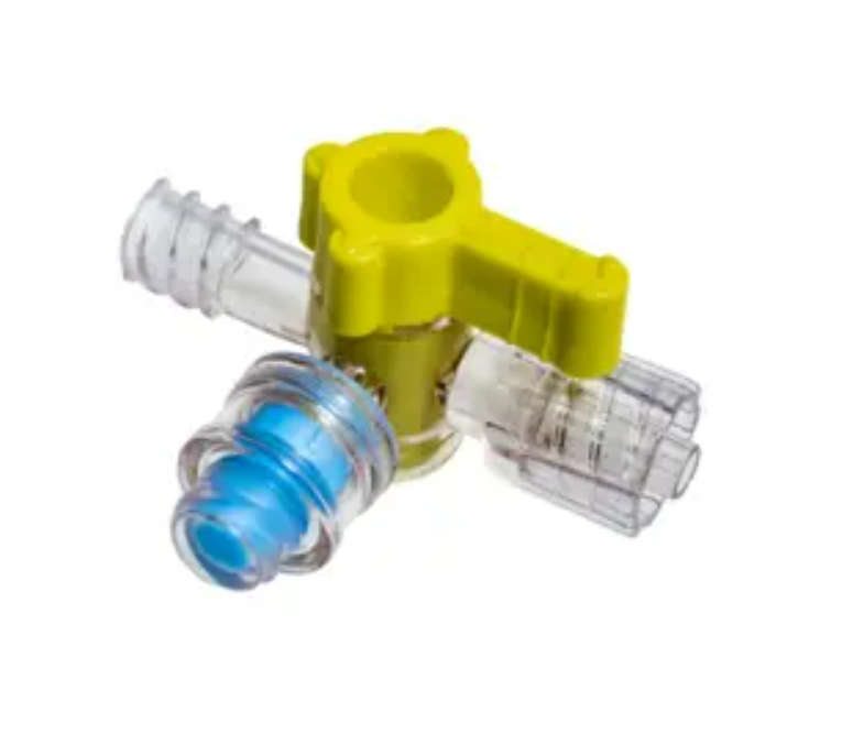 Ultraport Zero Stopcock, Single Port, 100/bx (Rx) (Continental US+HI Only)