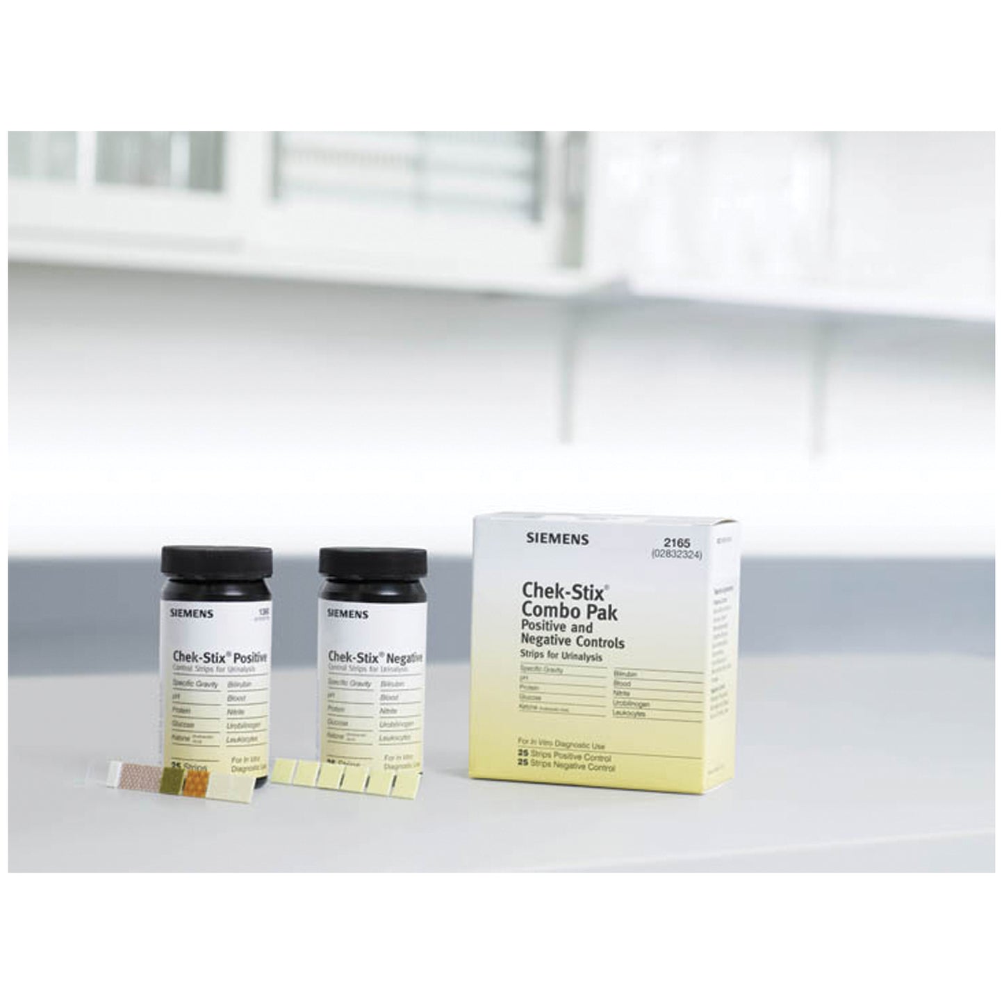Chek-Stix Urinalysis Control Strips, All Positive, 25/btl (10310482) (Item is Non-Returnable) (US Only) (DROP SHIP ONLY)