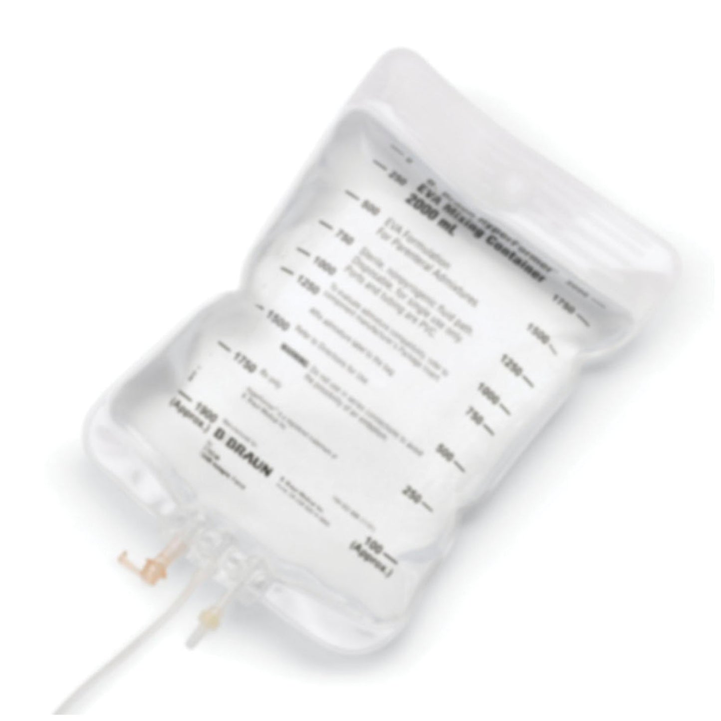 TPN Bag, 2-Lead Vented Transfer Set, Large Bore Tubing & Plastic Sealing Clip, 1000mL, 40/cs (Rx) (Continental US+HI Only) <Strong style="color:red">Max weekly quantity allowed: 10</Strong>