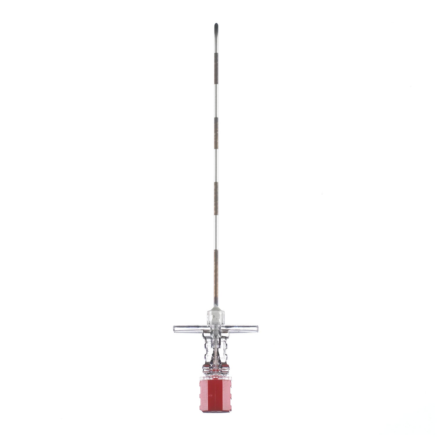 Hustead Needle, 18G x 3_", Clear Hub & Wings, 25/cs (Rx) (Continental US+HI Only)