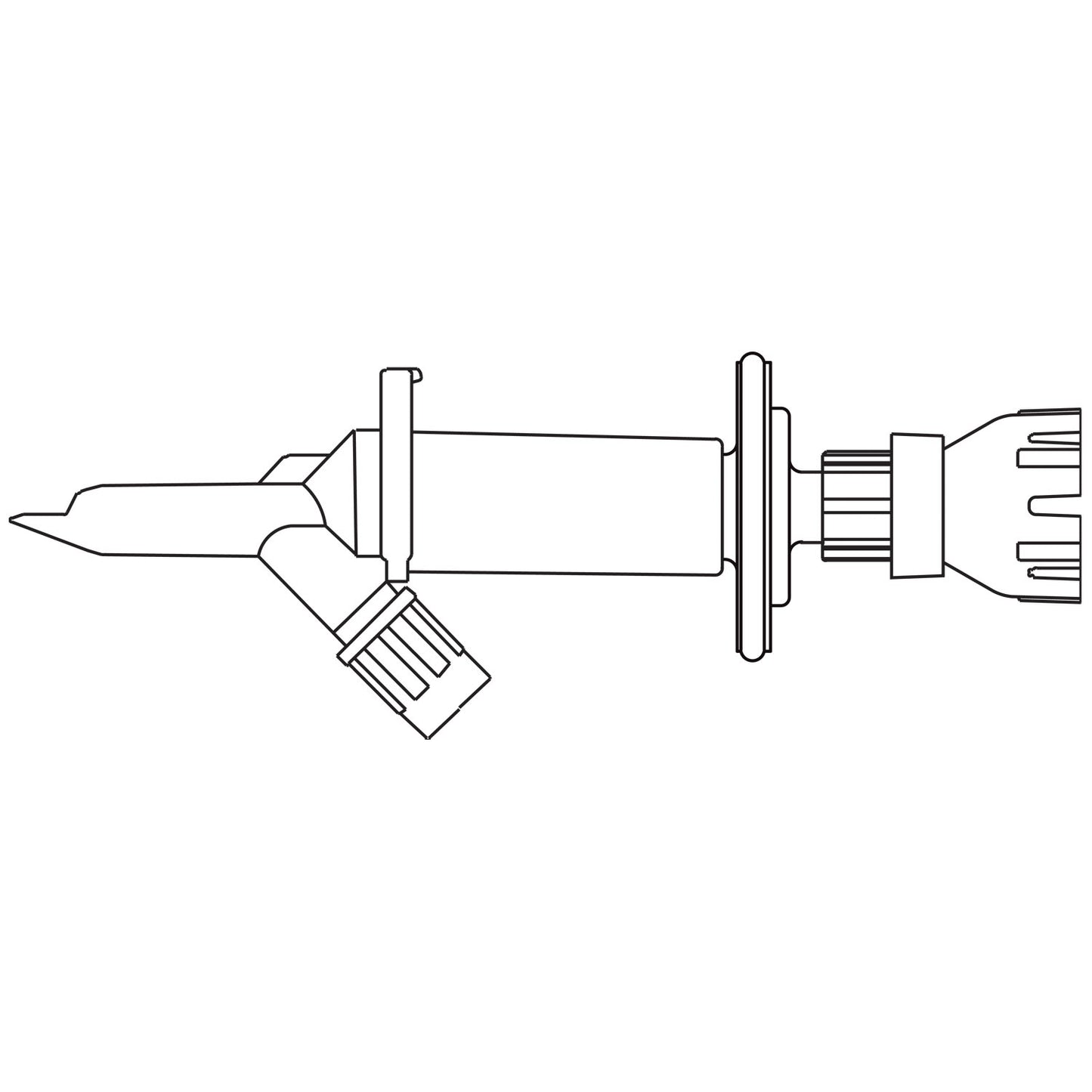 Standard Spike Dispensing Pin, SAFSITE Value & Filter, 5 Disk Filter, Automatic Two-Way Valve For Filtered Syringe Aspiration or Injection From Suspended Multi-Dose Vials, Luer Slip Connector, Utilizes a Bacterial Retentive Air-Venting Filter, DEHP & Latex Free (LF), 50/cs (Rx) (Continental US+HI Only)