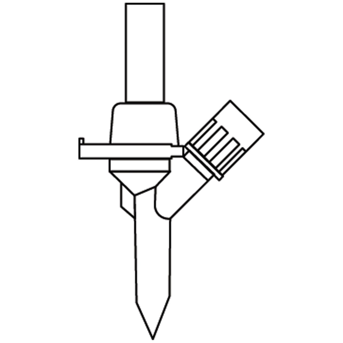Standard Spike Dispensing Pin For Preparing & Dispensing Diluent or Additive From Multi-Dose Rubber-Stopper Vials, Utilizes a Bacterial Retentive Air-Venting Filter, DEHP & Latex Free (LF), 50/cs (Rx) (Continental US+HI Only)