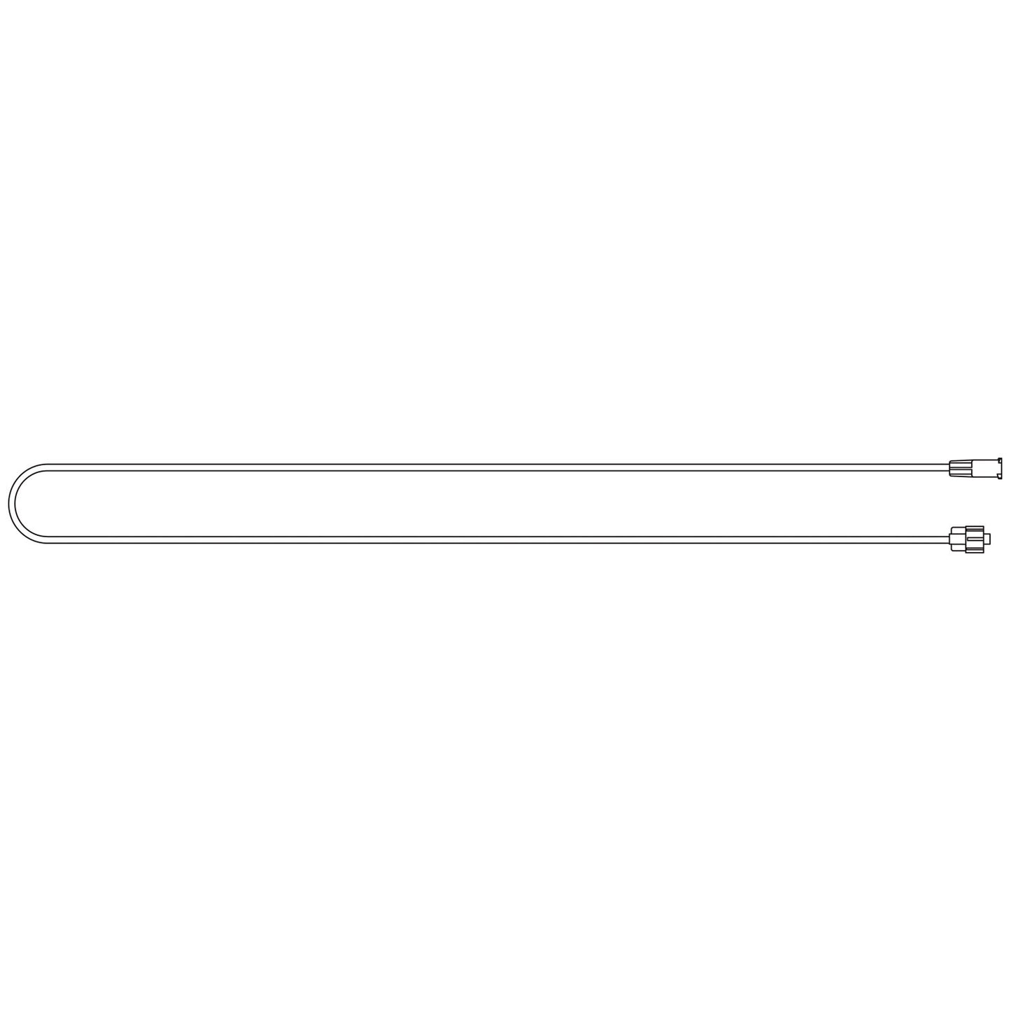 Small Bore Extension Set, Proximal Luer Lock Connection, Distal Luer Lock Connection, 2.0mL Priming Volume, 60"L, 100/cs (Rx) (Item is Non-Returnable) (Continental US+HI Only, Excluding IN and ND)