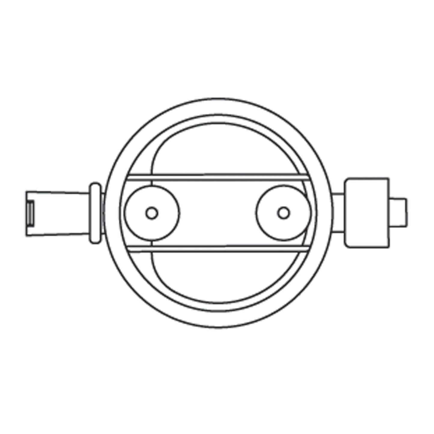 0.2 Micron SUPOR Low Volume Air Eliminating IV Filter, Luer Lock & SPIN-LOCK connections, 0.8mL Priming Volume, DEHP & Latex Free (LF), 50/cs (Rx) (Item is Non-Returnable) (Continental US+HI Only, Excluding IN and ND)