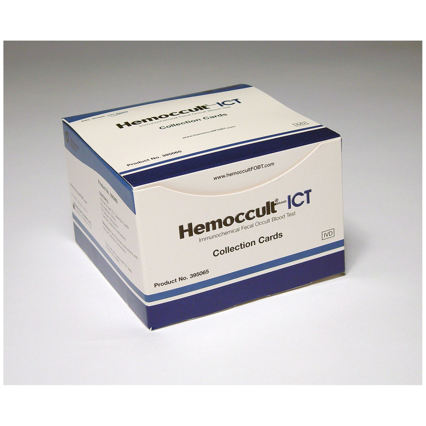 Hemoccult ICT Sample Collection Cards, Kit Contains: Physician Instructions, 100 Single Collection Cards & 100 Sample Sticks (Minimum Expiry Lead is 90 days) (Item is Non-Returnable) (US & Canada Only)