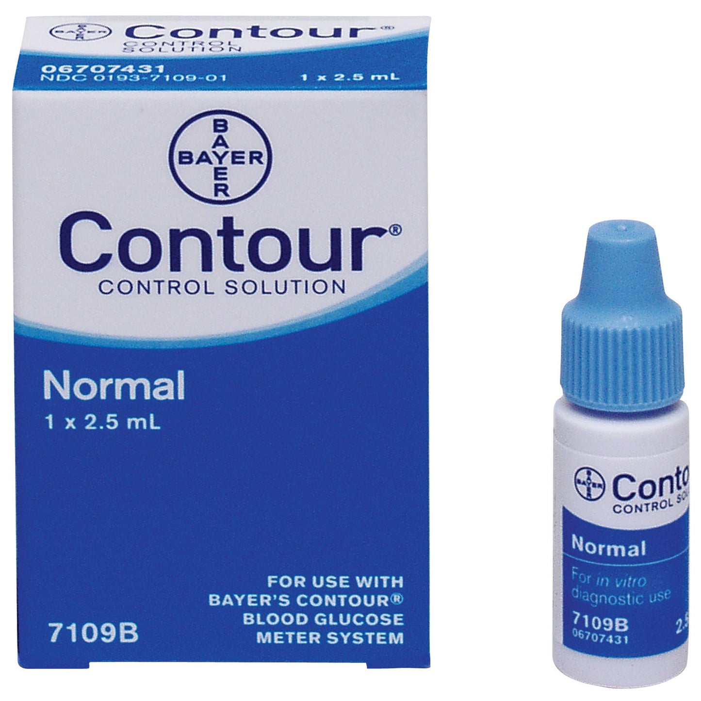 Contour Control Solution, Normal, 2.5mL Vial, CLIA Waived (DME-A/M/POC) (Continental US+HI, PR Only)