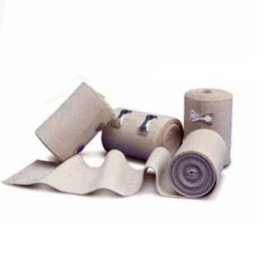 BSN Bandage, Non-Adhesive, Elastic, Standard Compression, Single Hook & Loop / Clip Detached Closure, 6" x 5 yd, Tan, Non-Sterile, 10/bx, 5 bx/cs (Continental US Only)