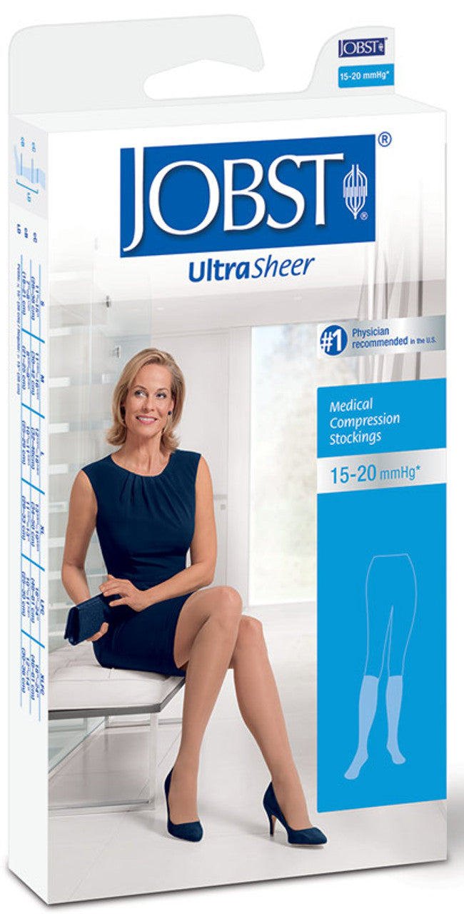Compression Stocking, Waist High, 15-20 mmHG, Closed Toe, Suntan, Small (Continental US Only)