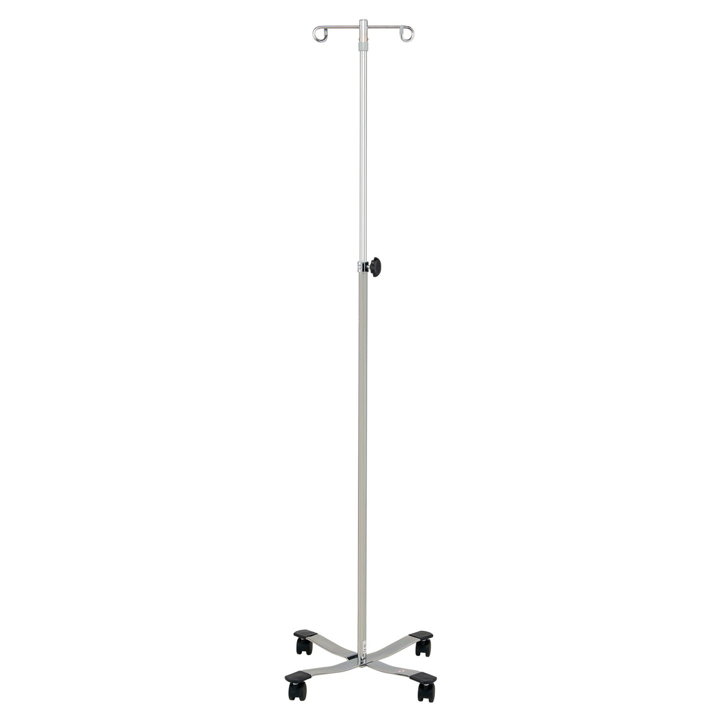 IV Stand, 2 Hook, Tru Loc Mechanism, 4 Leg, Chrome Base (DROP SHIP ONLY)
