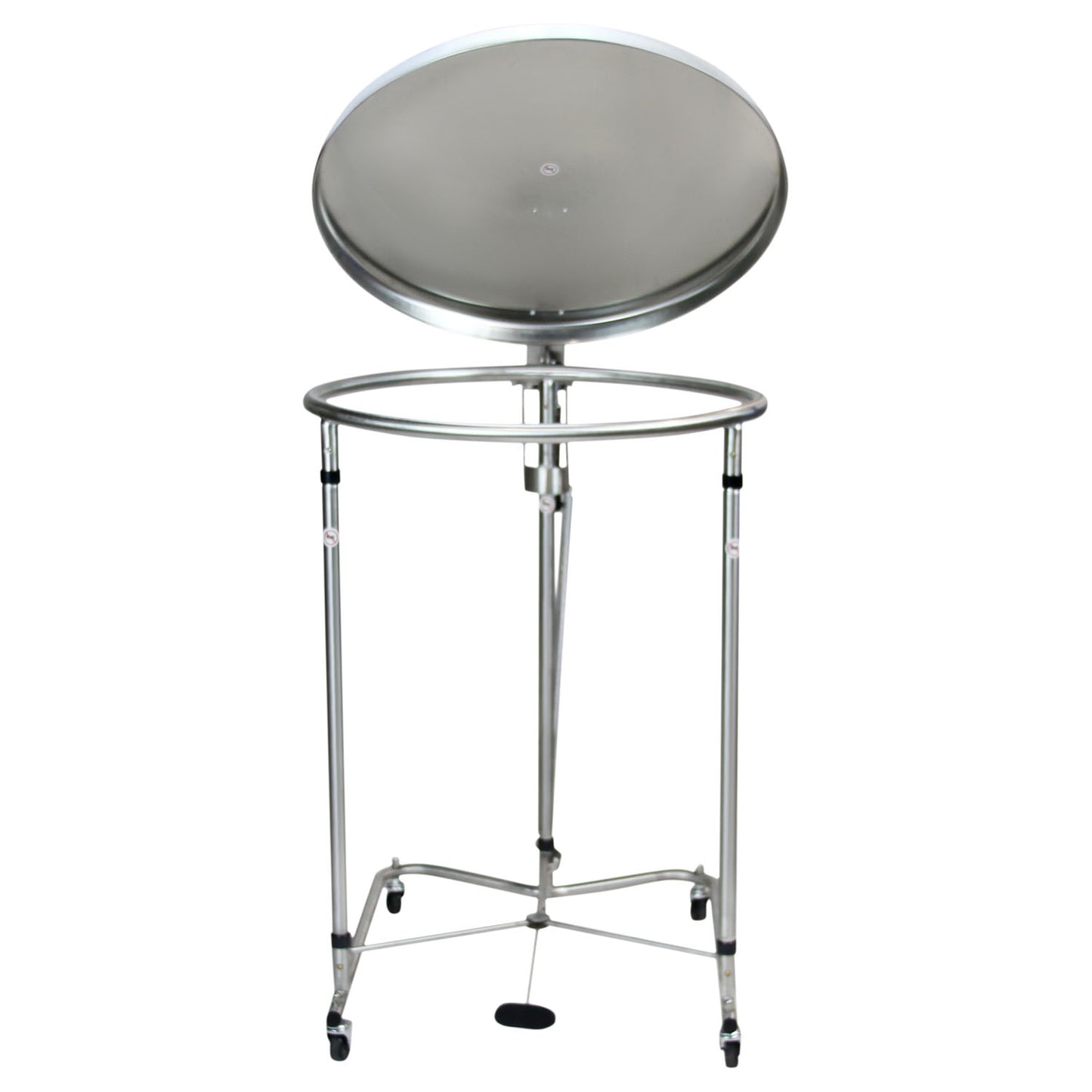 Hamper 25" DIA Round Foot Operated Pneumatic Top Stainless Steel (DROP SHIP ONLY)
