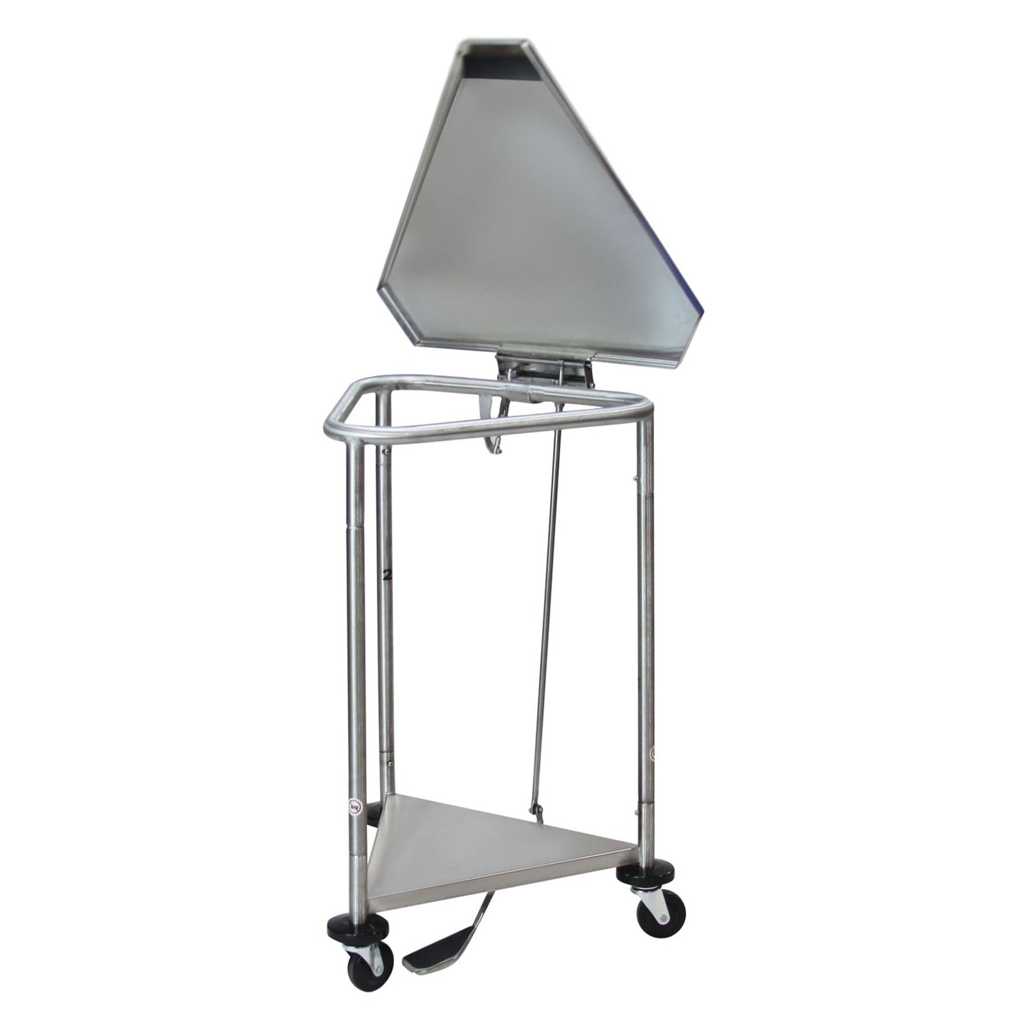 Hamper Triangular Space Saver Foot Operated Pneumatic Top (DROP SHIP ONLY)