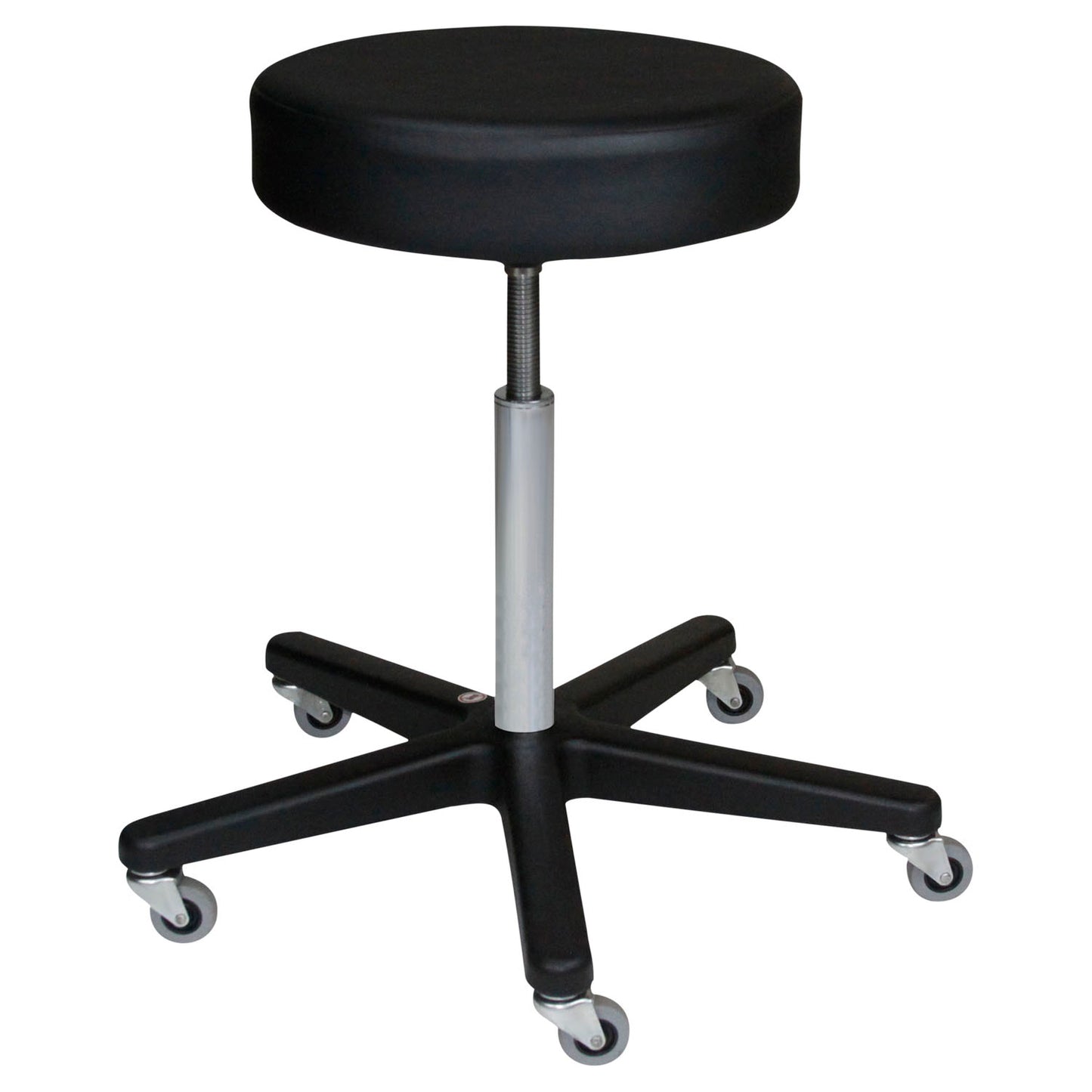 Exam Stool 1113, Black, (5) Leg, Black Composite Base (DROP SHIP ONLY)