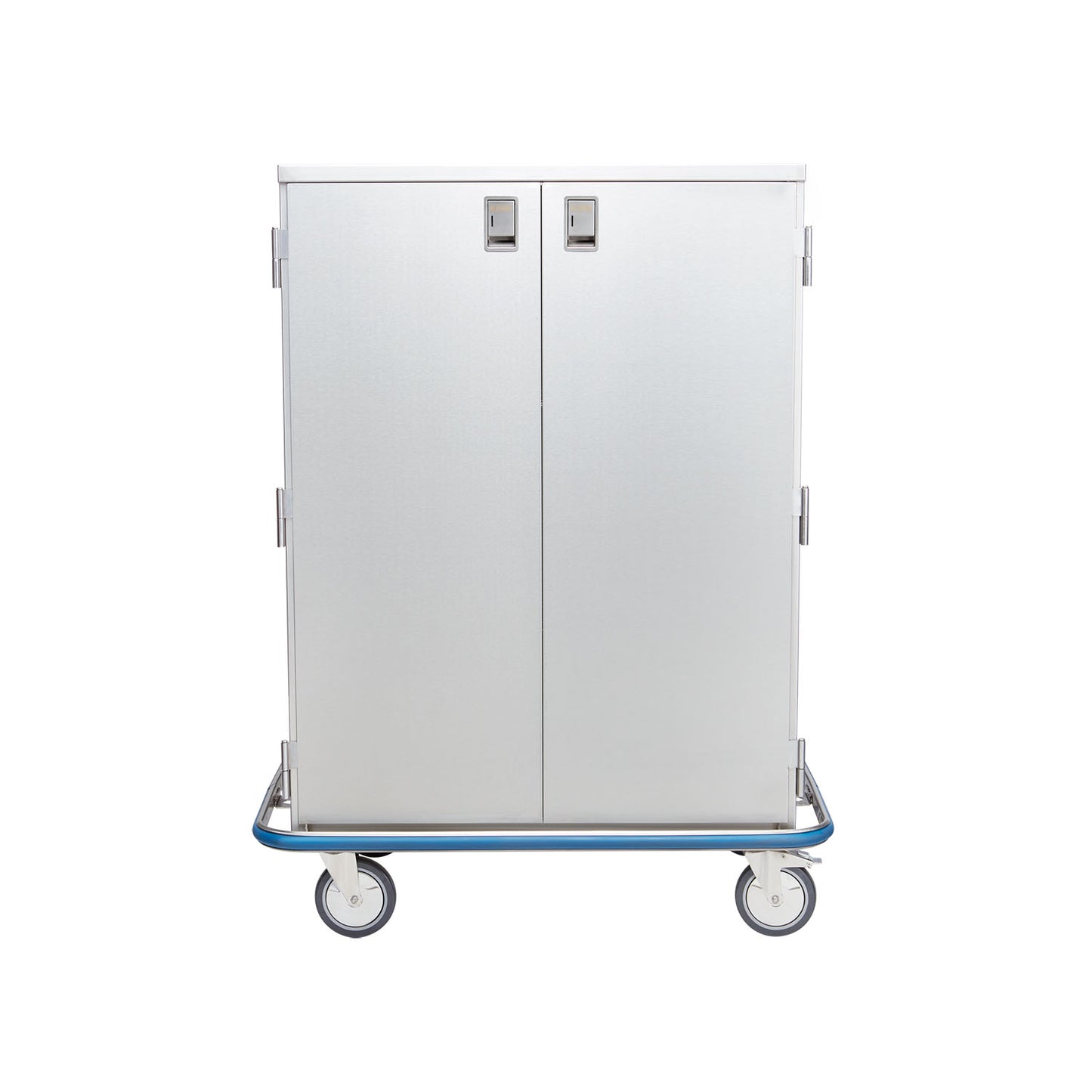 Ultra Space Saver Case Cart 42"W x 55 1/2"H x 29"D, (2) Stainless Steel Wire Pullout Shelves, (1) Door (DROP SHIP ONLY)