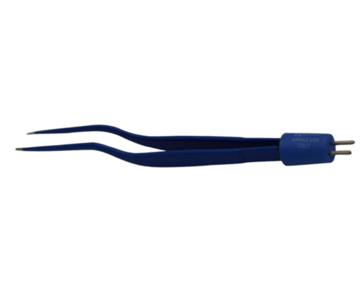 Olsen Bipolar Forceps, Bayonet, Insulated, Irrigating, Smooth, Straight, 1.0 mm Tips, 8 1/4 in, 210 mm, Single Use, 5/bx (US Only) (Not Available For Sale into Canada)
